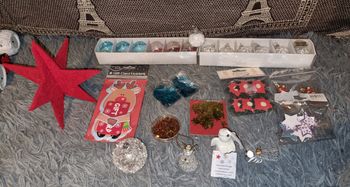 Lot décorations de table Noël