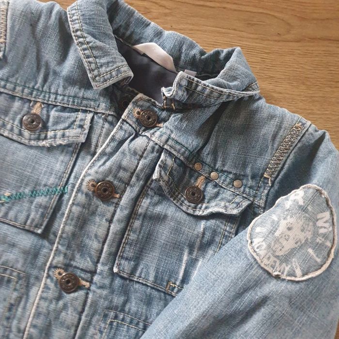 💚 Veste en jeans 3 ans Kidkanai #emyfleury_3ansgarçon - photo numéro 2