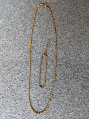 Ensemble de magnifiques bijoux en acier inoxydable
