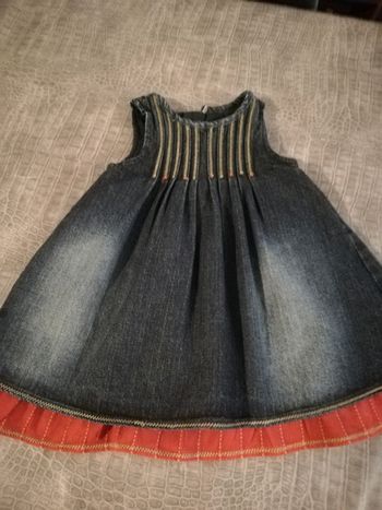 Robe en jean jean bourget 6 mois