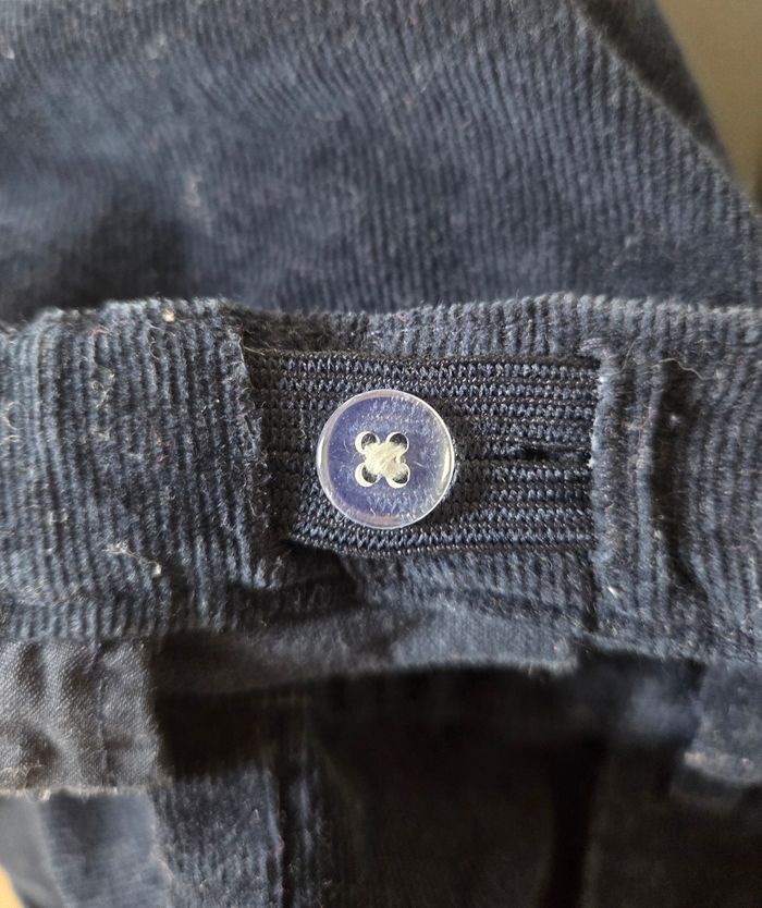 Short en velours côtelé marine Gémo 12 ans - photo numéro 4