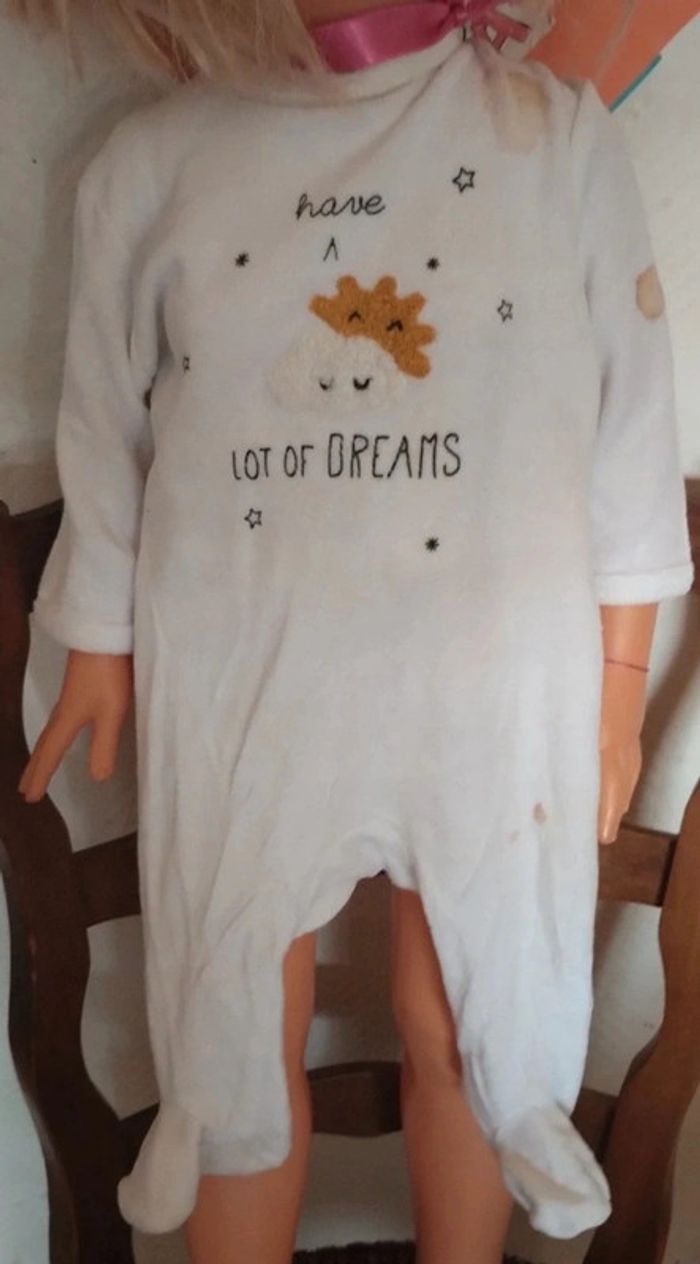 Pyjama grenouillère mixte - photo numéro 3