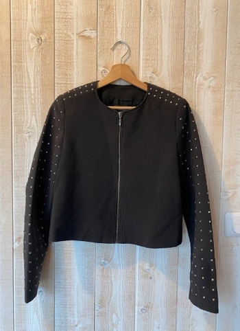 Veste - blazer Mango noir clouté - taille S