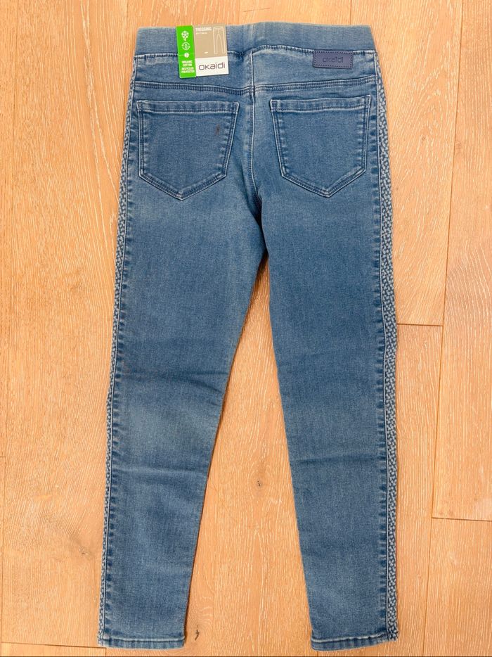 Tregging en jeans fille Okaïdi 9 ans neuf étiquette - photo numéro 2