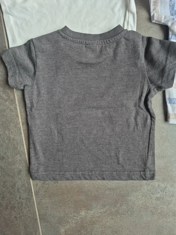 Lot tee-shirts 6 mois bébé garçon - photo numéro 3
