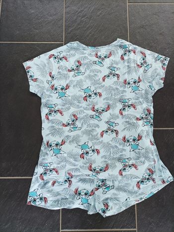 Joli pyjashort Stitch fille M neuf