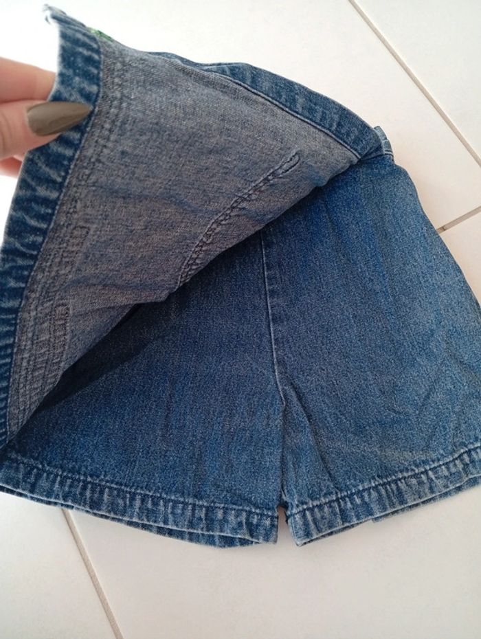 Jupe short en jean La Redoute taille 4 ans - photo numéro 4