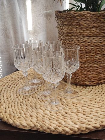 Verres à digestifs cristal