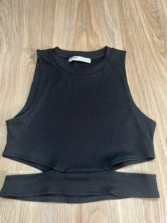 top pull and bear à fentes - photo numéro 2