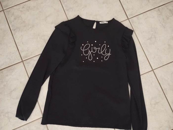 Haut manche longue fluide