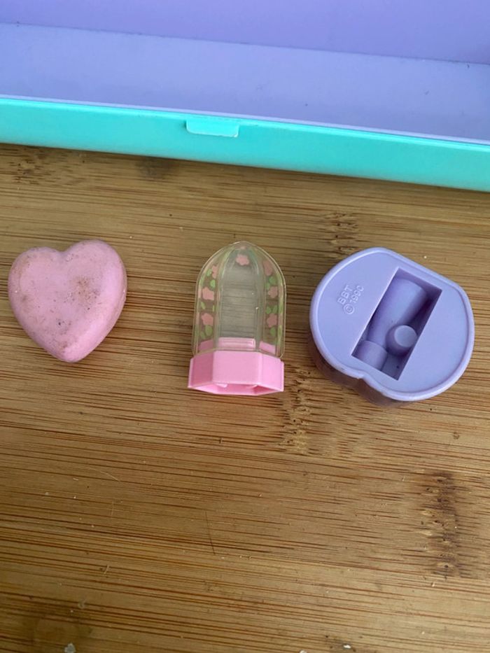 Trousse façon plumier polly pocket + accessoires - photo numéro 3