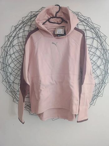 Sweat a capuche puma rose taille S