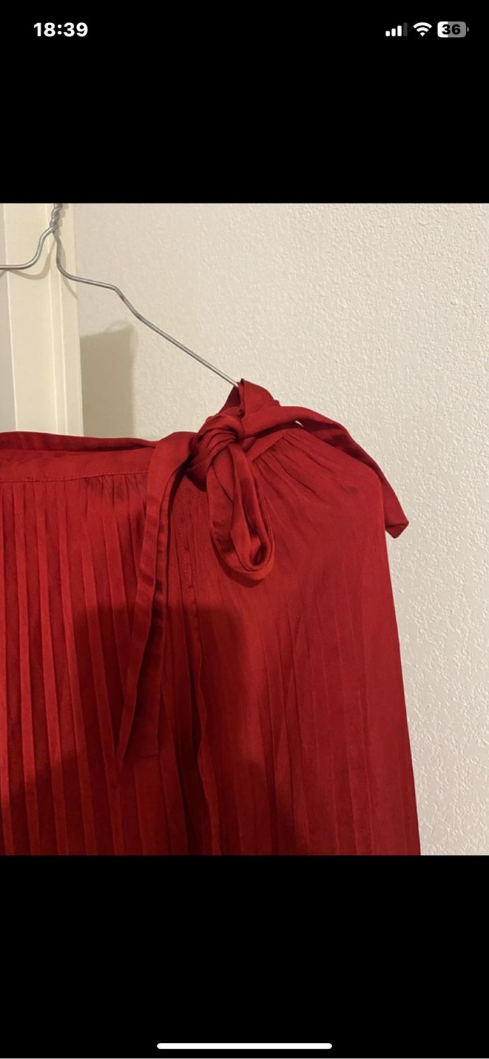 Jupe asymétrique rouge - photo numéro 3
