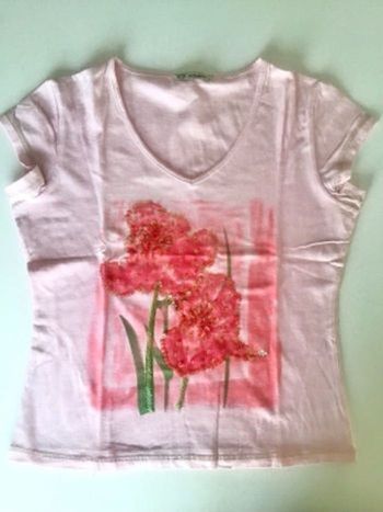 T-shirt rose T 38/40