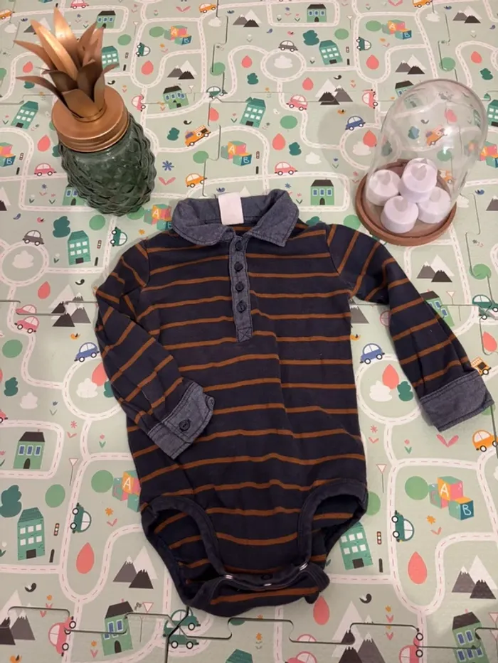 Body polo h&m 9-12 mois