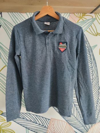 Polo manches longues Tape à l'oeil 14 ans