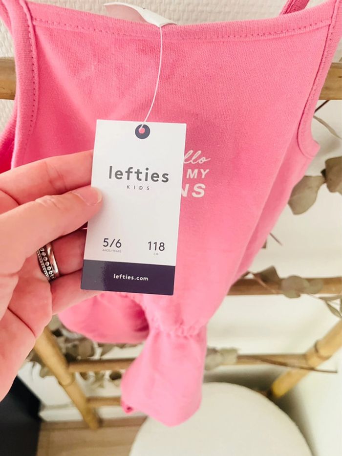 Combi Short rose Lefties 5/6 ans - photo numéro 5