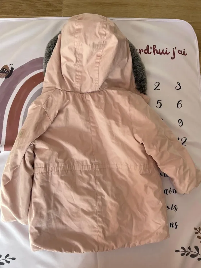 🧥 Manteau 2-en-1 Obaïbi bébé fille – Taille 23 mois / 86 cm - photo numéro 7