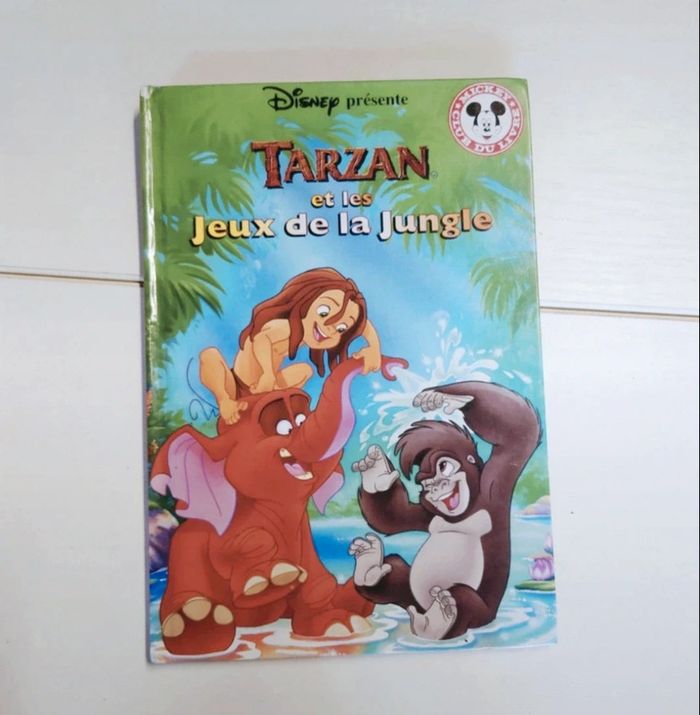 Tarzan et les jeux de la jungle - Collection Mickey club du livre
