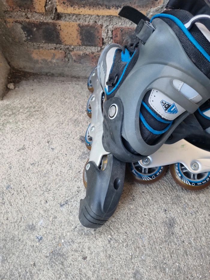 Roller gris et bleu - photo numéro 13