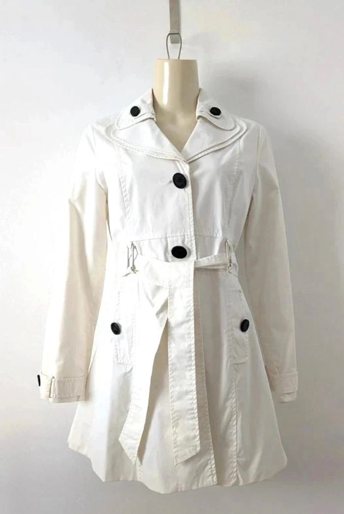 Manteau imperméable blanc - Attentif - taille 38