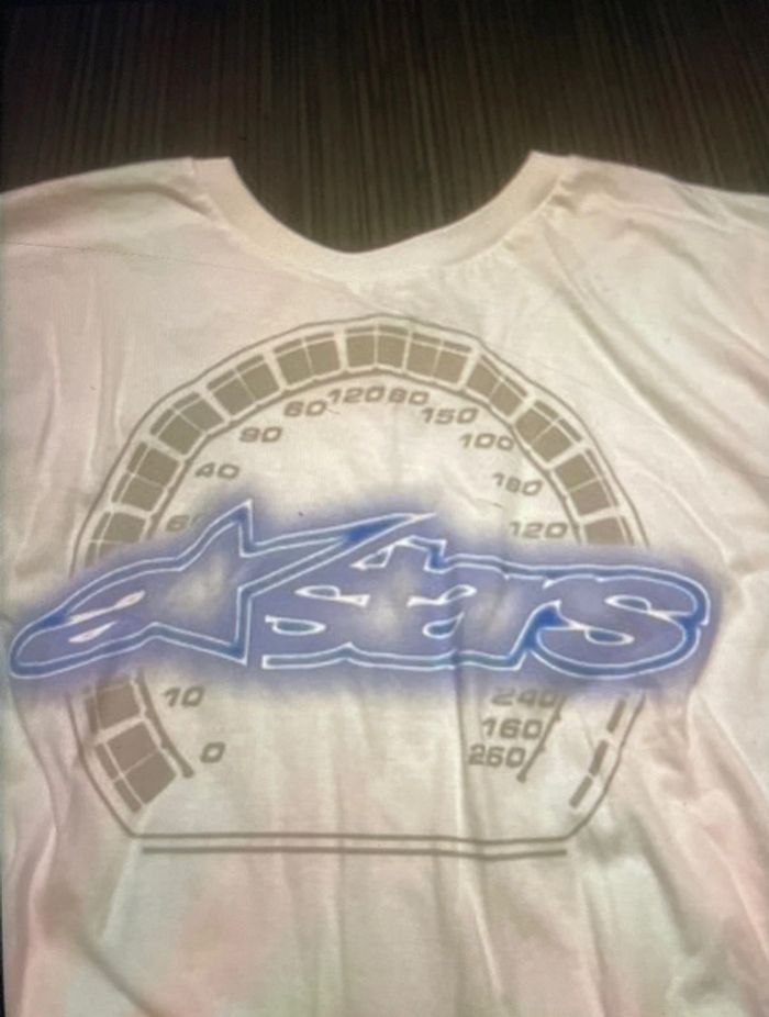 T-shirt blanc AlpineStars neuf avec étiquette TXL - photo numéro 2