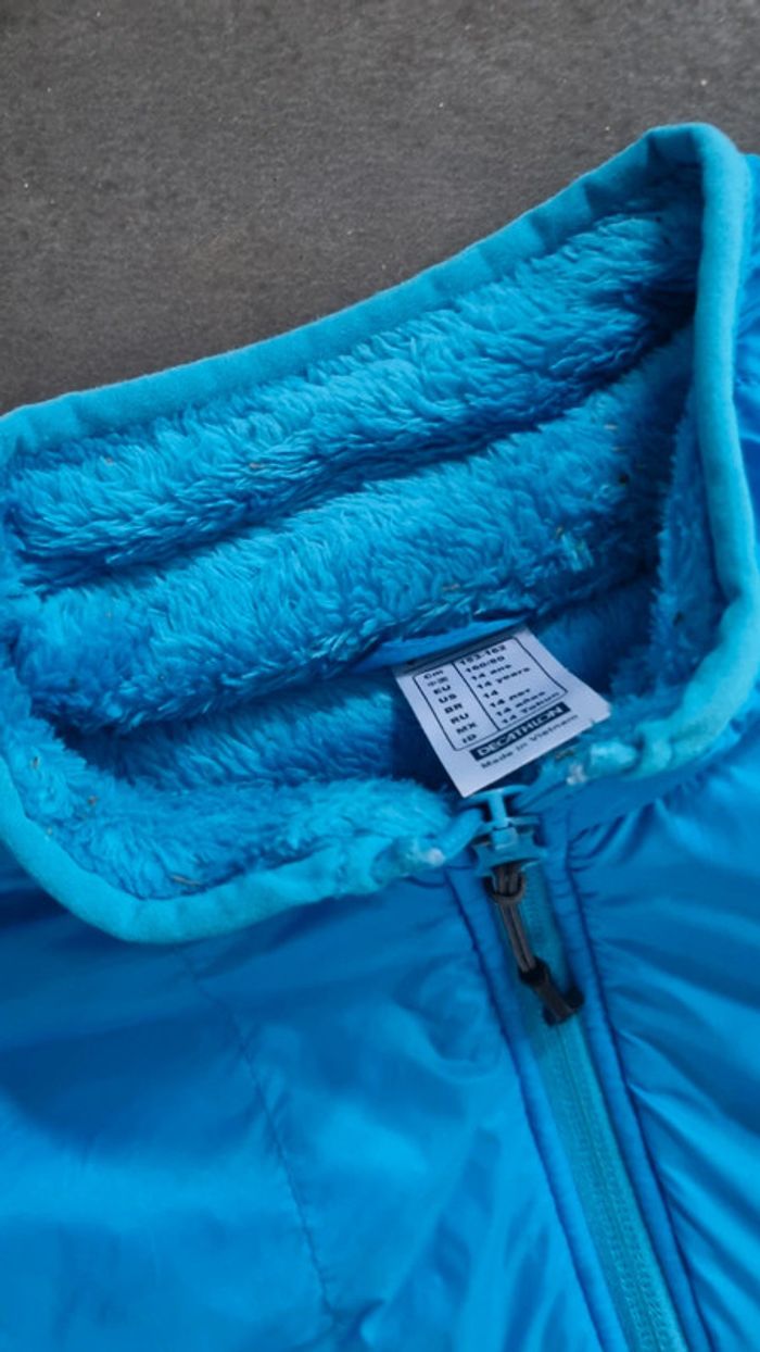 Blouson 14 ans Décathlon Wedze bleu très bon état - photo numéro 2