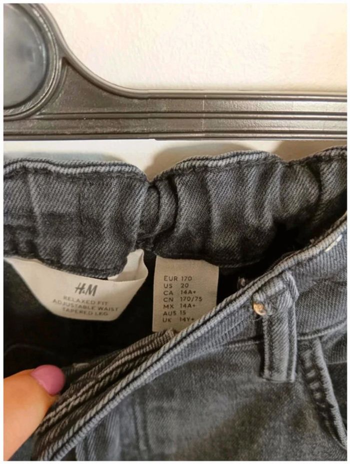 C24 jeans noir H&M 14 ans - photo numéro 3