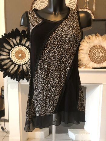 Tunique noir et grise