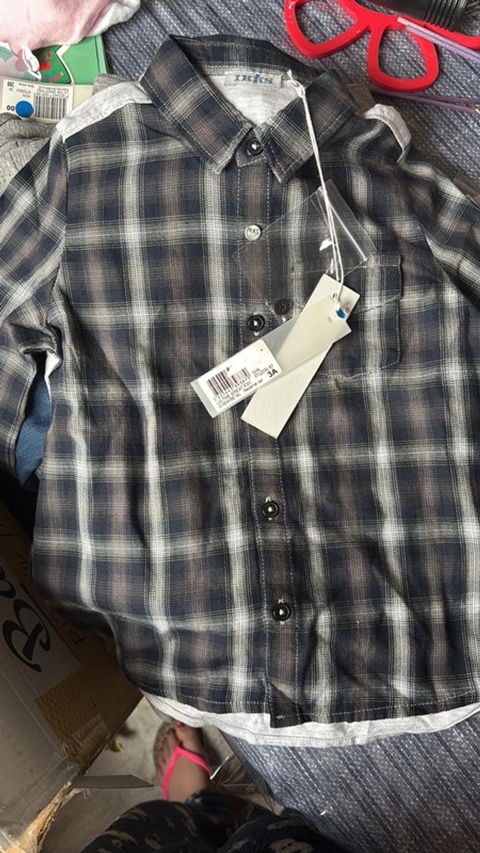 Chemise manche longue garçon