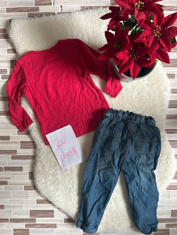 Ensemble fille ~ mots d’enfants ~ 24 mois - photo numéro 3