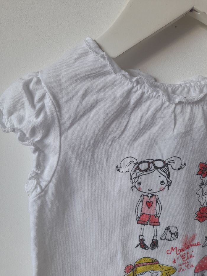 Tee-shirt blanc 18 mois La compagnie des petits - photo numéro 4