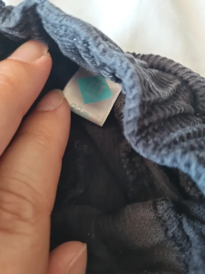 Pantalon velour côtelé 86cm - photo numéro 3