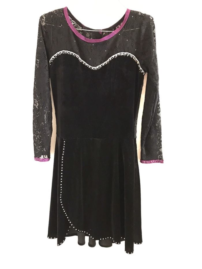 robe patinage/ strass