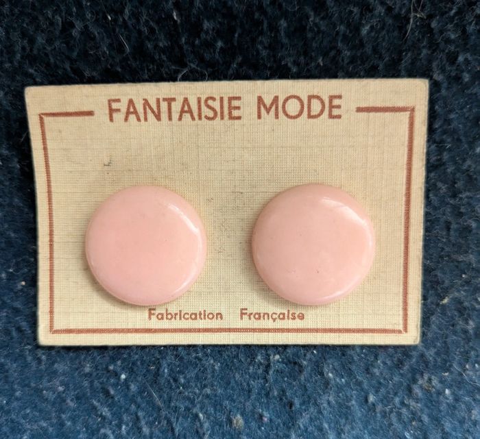 Boucles a clips années 60