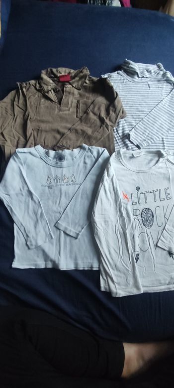 Lot 4 tee shirt enfant 