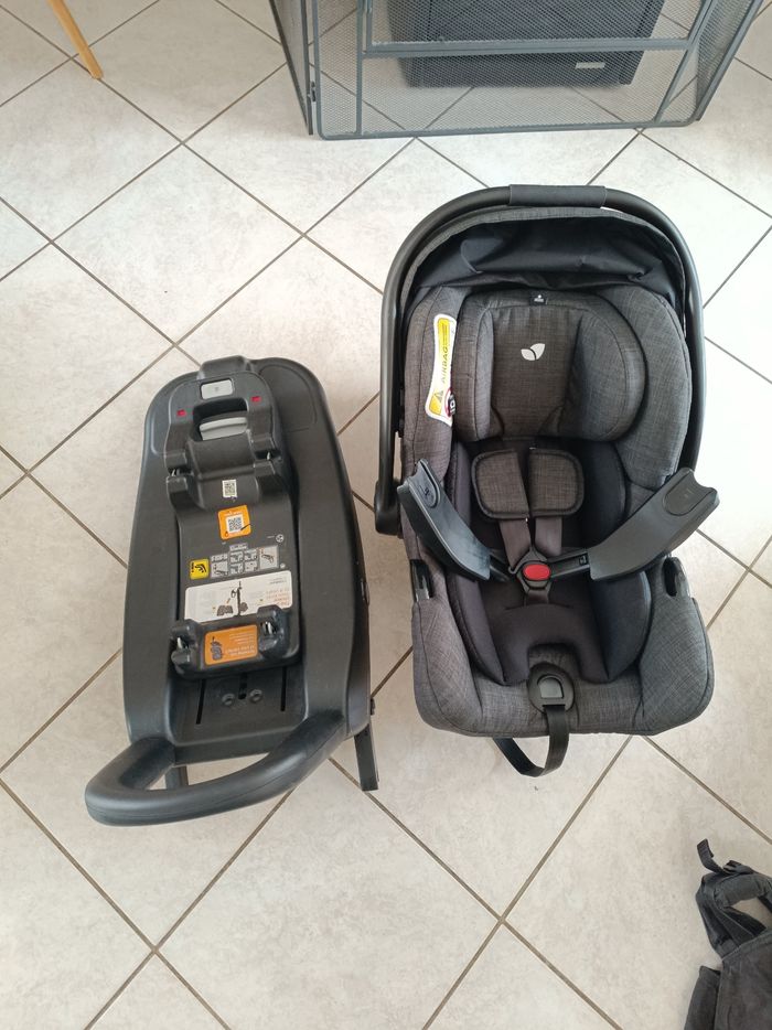 Ensemble cosy, base isofix et adaptateurs poussette - photo numéro 2