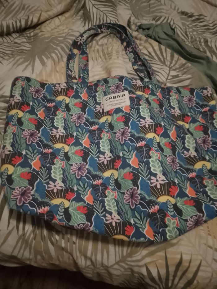 Tote bag cabaïa Paraty anniversaire 10 and - photo numéro 2