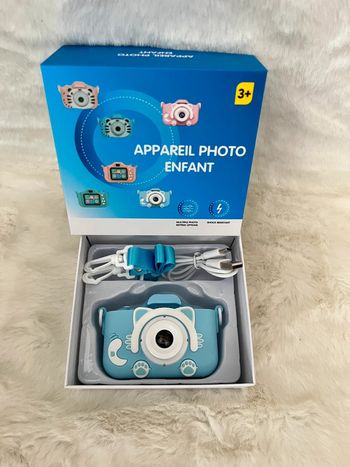 Appareil photo numérique, camera pour enfant chat bleu Neuf