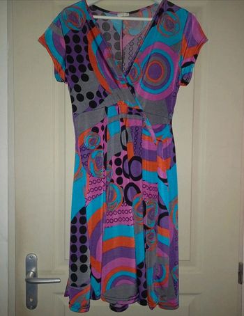Robe multicolore