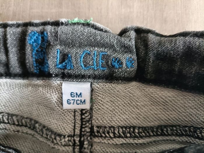 Ensemble T Shirt manches longues/ jean 6 mois - photo numéro 9