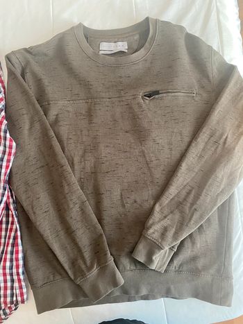 Pull Zara kaki  pour homme taille M