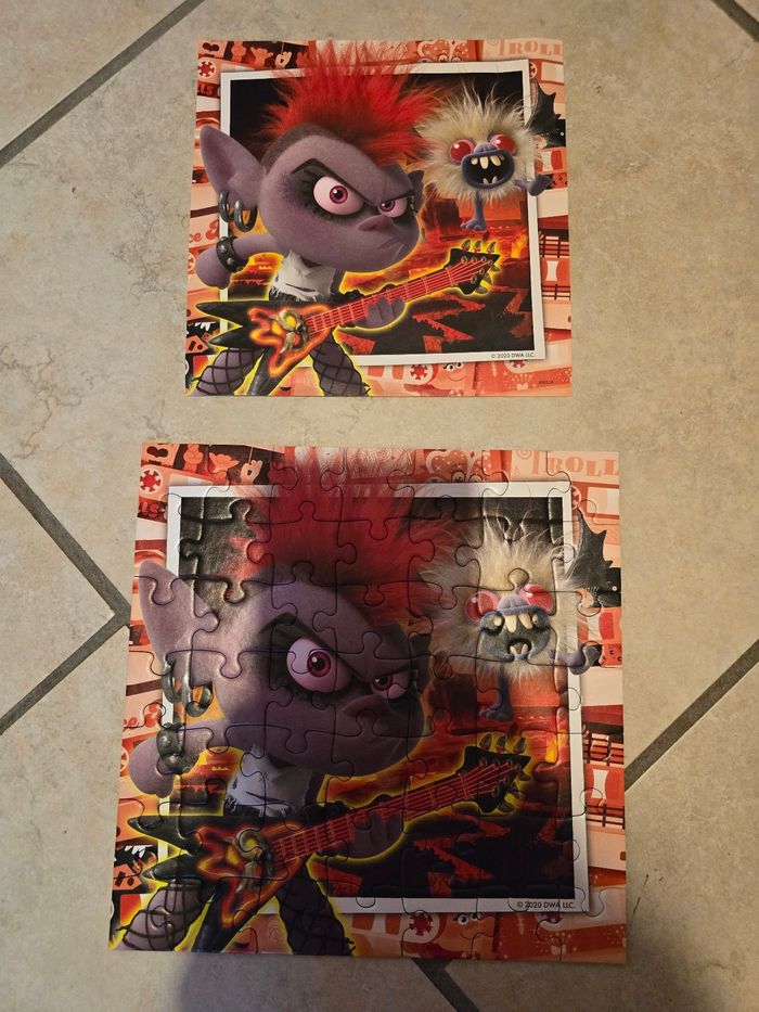 puzzle 3x49 pièces Trolls - photo numéro 4