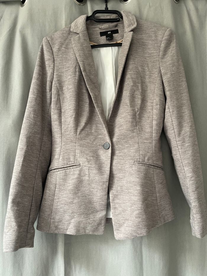 Blazer femme gris