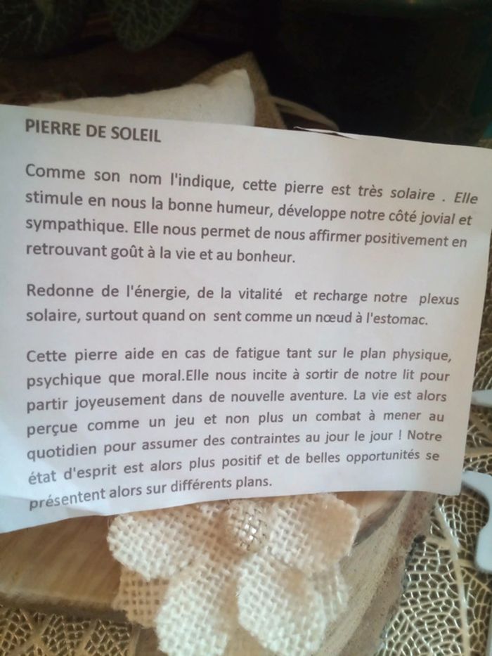 Bracelet poignet ou cheville en pierres du soleil naturelles - photo numéro 2