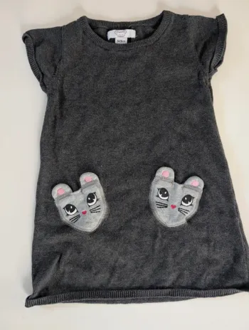 Robe pull chatons fille 3 ans