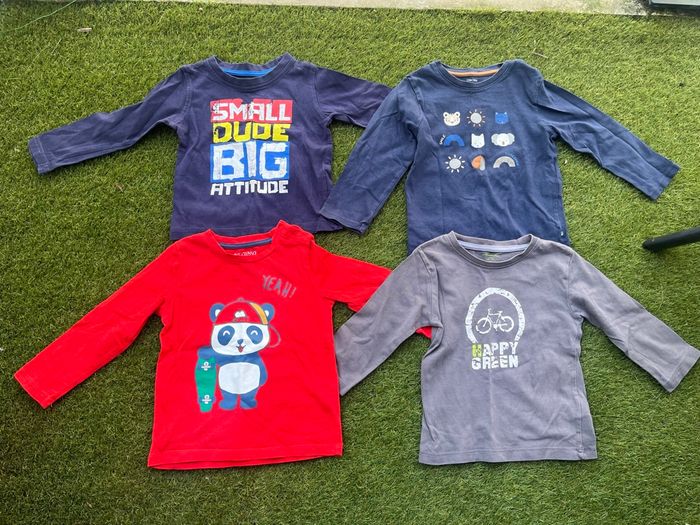 Lot tee shirt garçon 2 ans