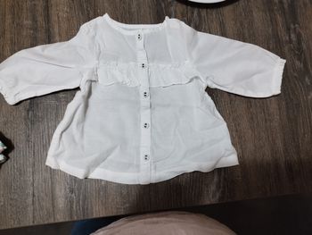 Ensemble pantalon et chemise  blanche