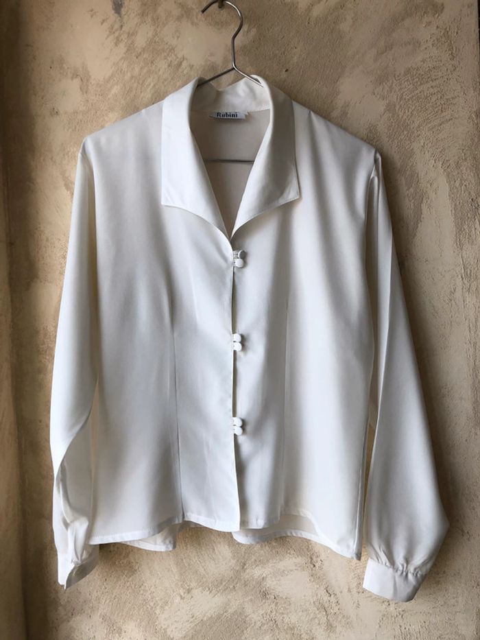 Blouse blanche vintage Rubini 40/42