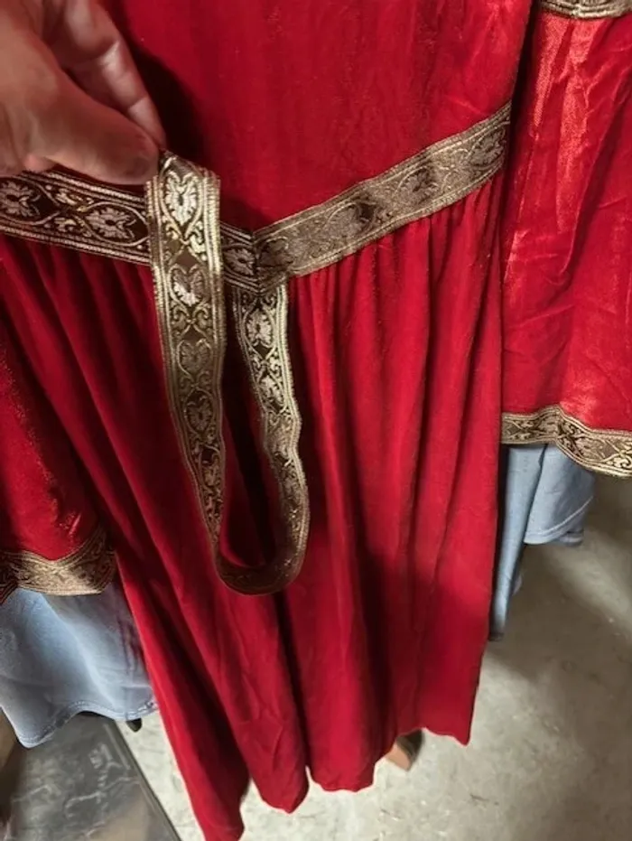 robe médiévale enfant 10 ans 134/140 cm - photo numéro 11